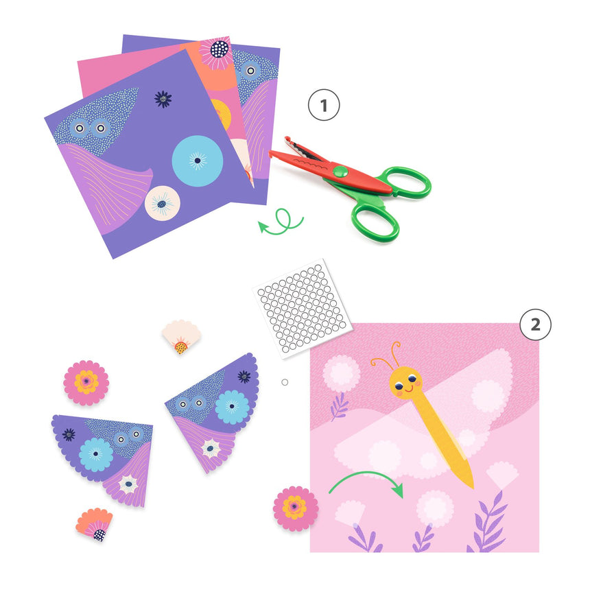 Djeco - Crinkle Cutting collage kit | Scout & Co