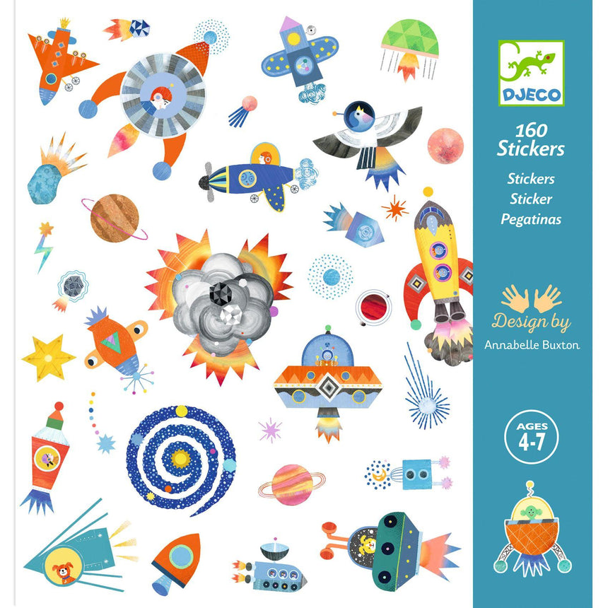 Djeco - Interstellar stickers | Scout & Co