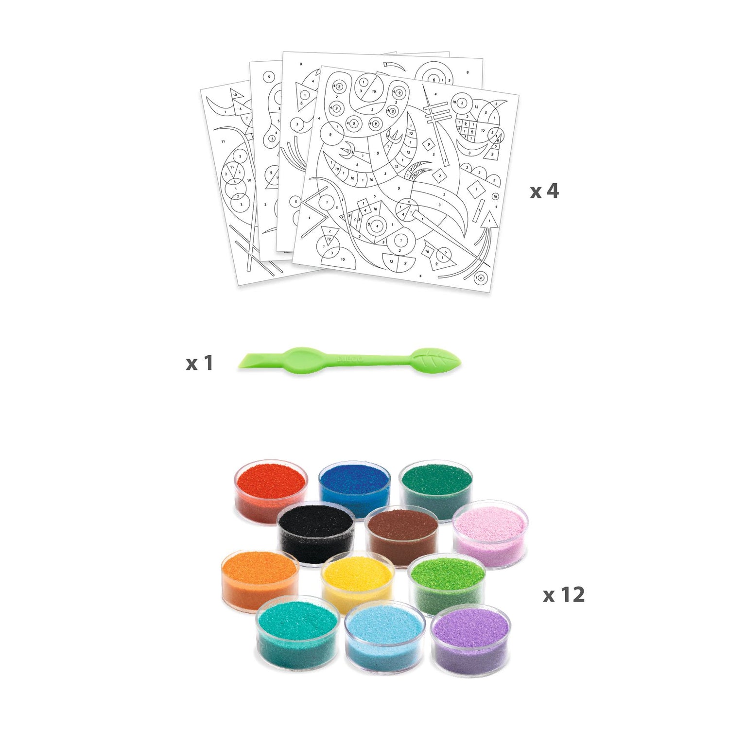 Djeco - Inspired By Vassily Kandinsky craft kit - Abstract | Scout & Co