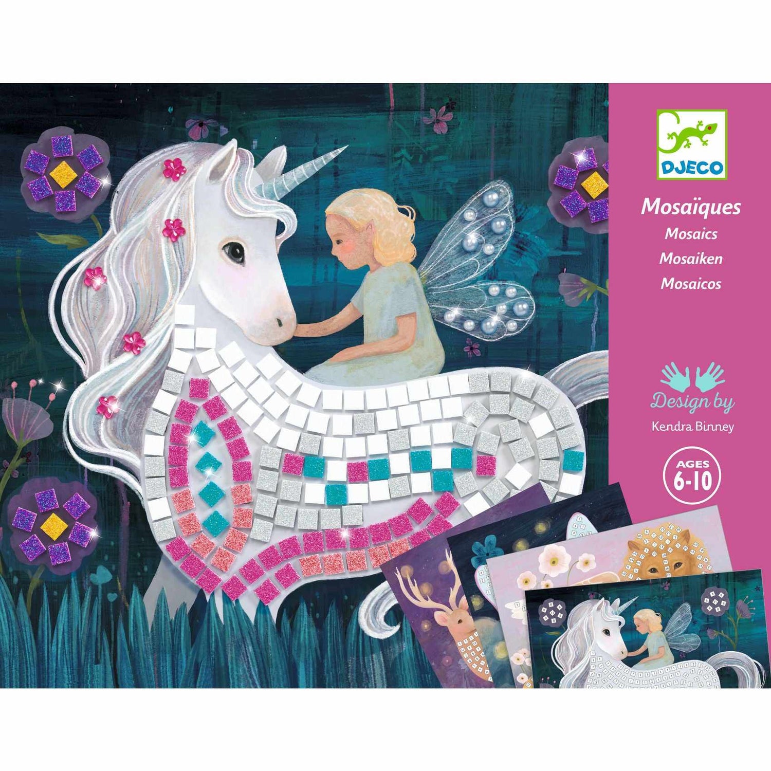 Djeco - The Enchanted World mosaics craft set | Scout & Co
