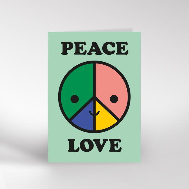 Dicky Bird - Peace and Love card | Scout & Co