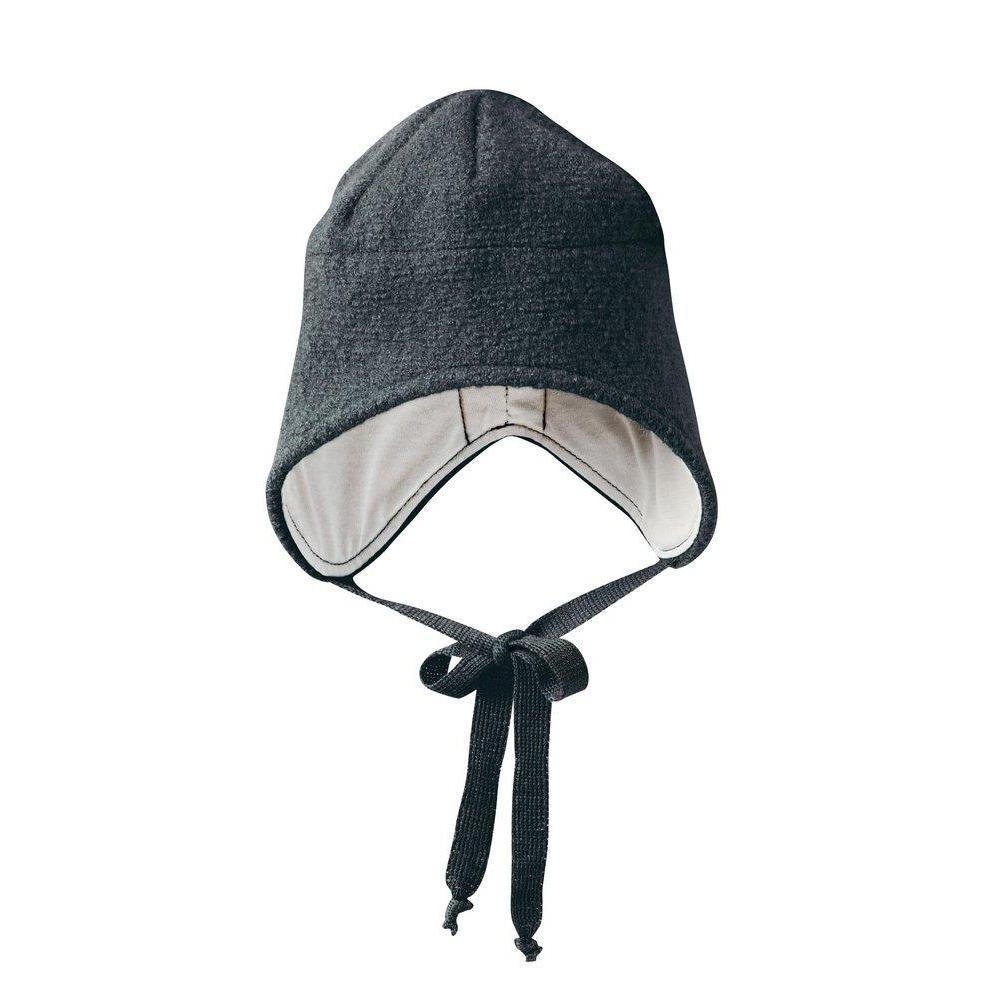 Disana - Boiled merino wool hat - Anthracite | Scout & Co