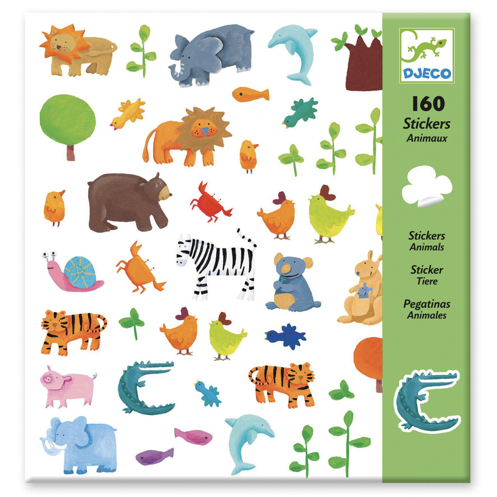Djeco - Animals stickers | Scout & Co