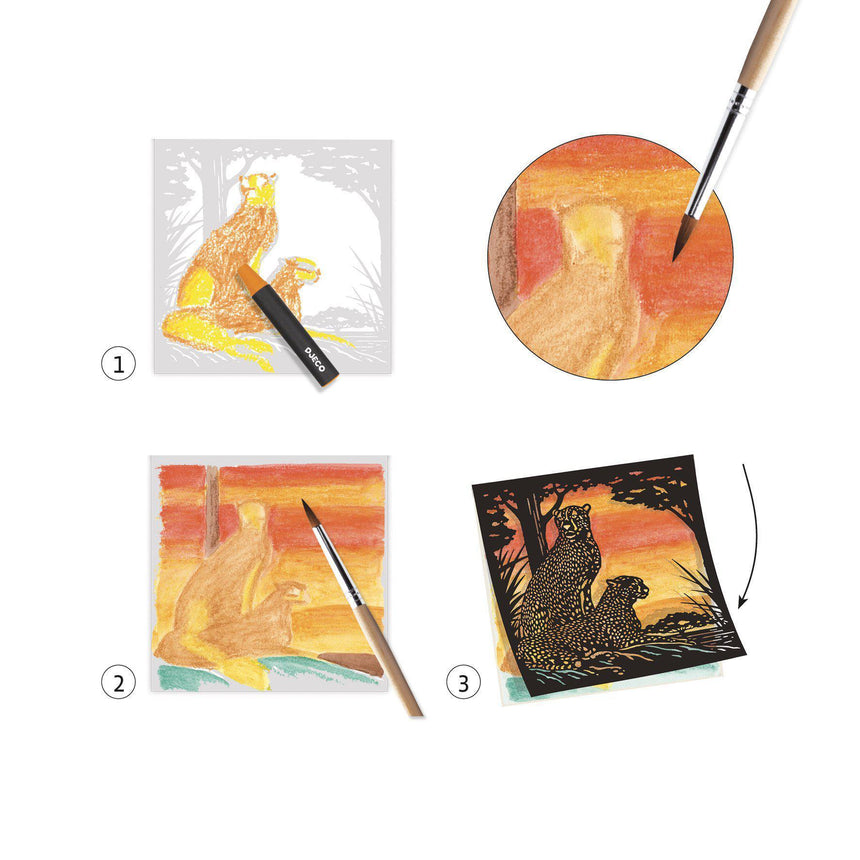 Djeco - Backlight watercolour craft set | Scout & Co