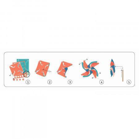 Djeco - DIY Pinwheels kit - sweet | Scout & Co