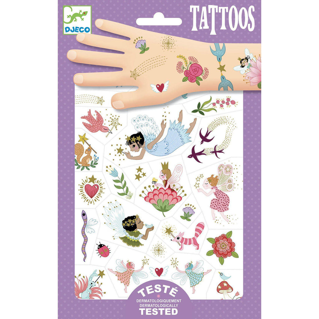Djeco - Fairy Friends temporary tattoos | Scout & Co