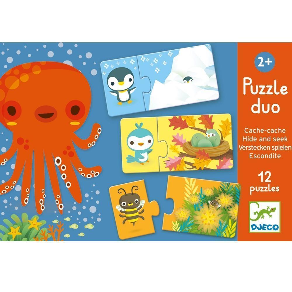 Djeco - Hide and Seek Puzzle Duo | Scout & Co