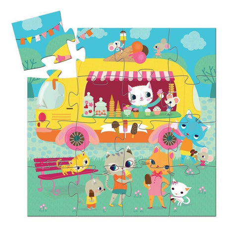Djeco - Ice Cream Truck 16-piece jigsaw puzzle | Scout & Co