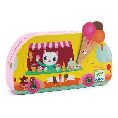 Djeco - Ice Cream Truck 16-piece jigsaw puzzle | Scout & Co