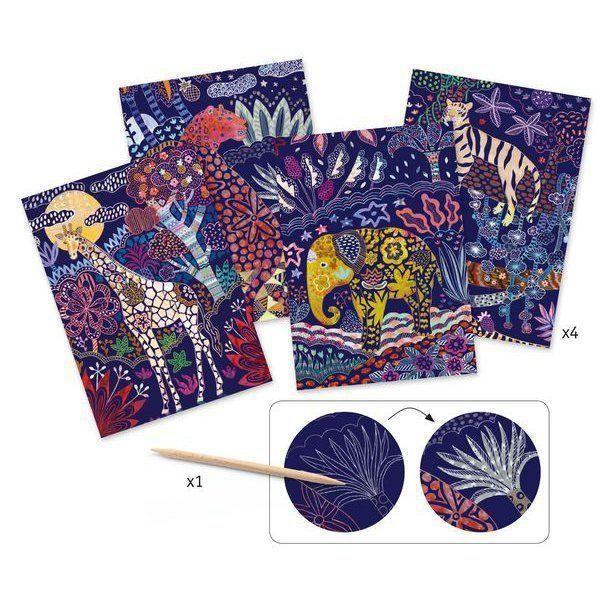 Djeco - Lush Nature scratch cards | Scout & Co