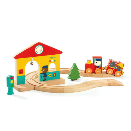 Djeco - Minitrain wooden play set | Scout & Co