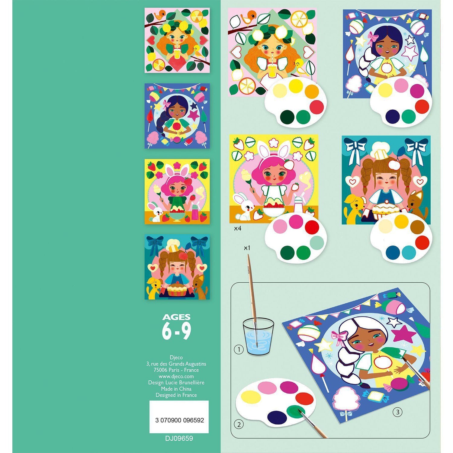 Djeco - Painting cards - Snack Time | Scout & Co