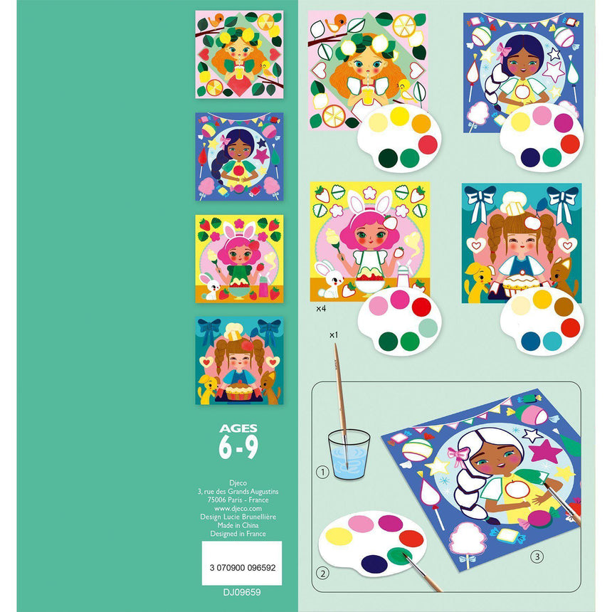 Djeco - Painting cards - Snack Time | Scout & Co