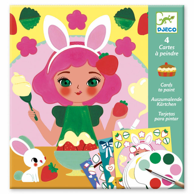 Djeco - Painting cards - Snack Time | Scout & Co