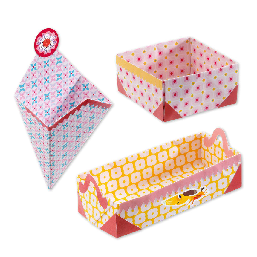 Djeco - Small Boxes folding paper craft kit | Scout & Co
