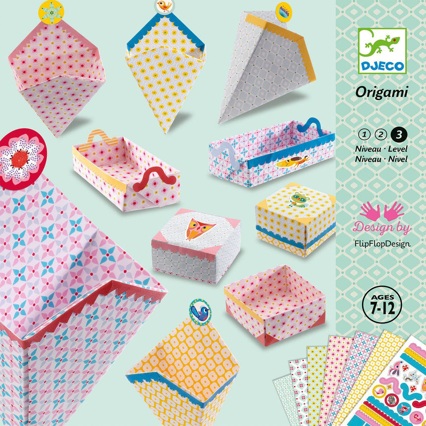 Djeco - Small Boxes folding paper craft kit | Scout & Co