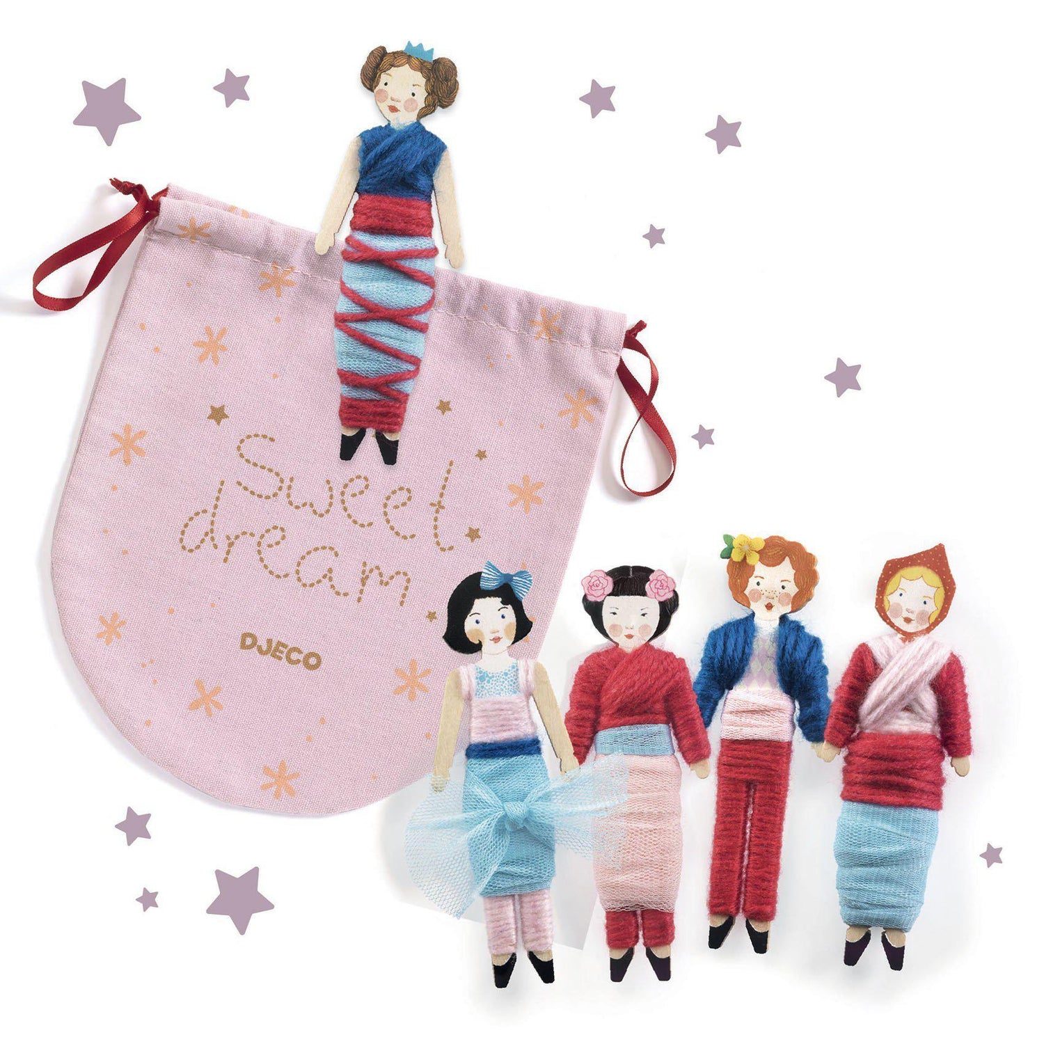 Djeco - Sweet Night worry dolls DIY kit | Scout & Co