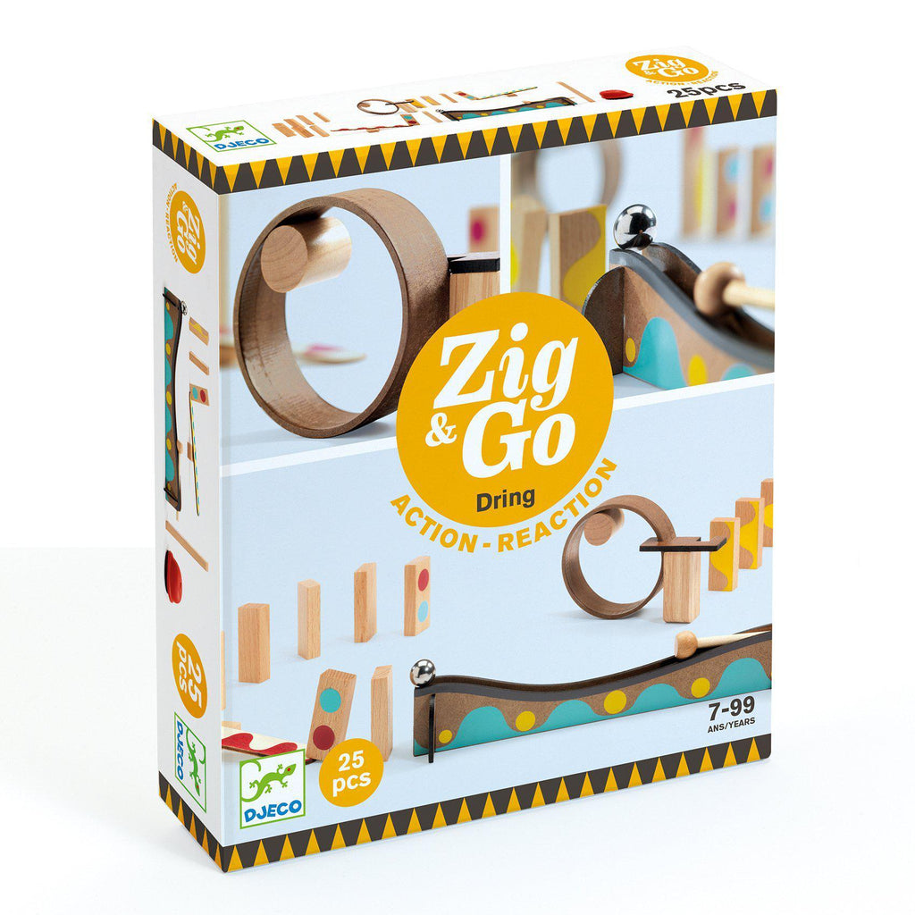 Djeco - Zig & Go Action Reaction construction game - 25 pieces - Dring | Scout & Co