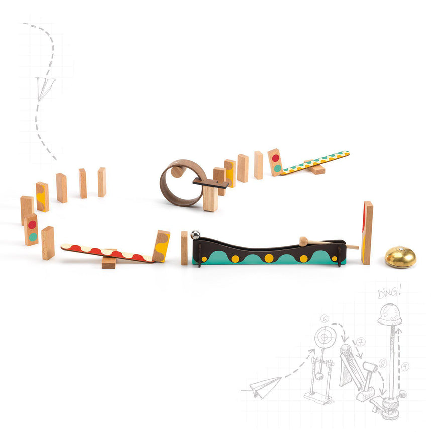 Djeco - Zig & Go Action Reaction construction game - 25 pieces - Dring | Scout & Co