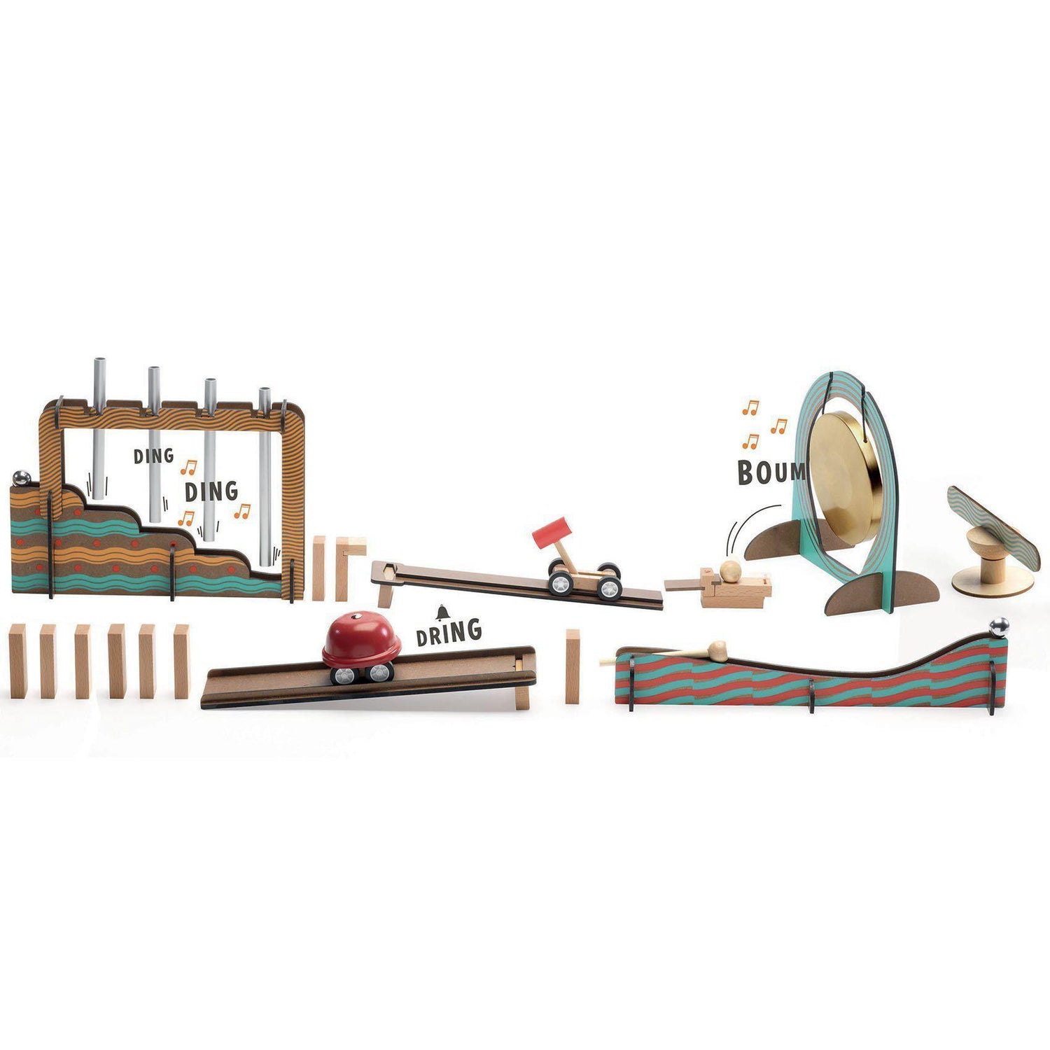 Djeco - Zig & Go Action Reaction construction game - 52 pieces - Music | Scout & Co