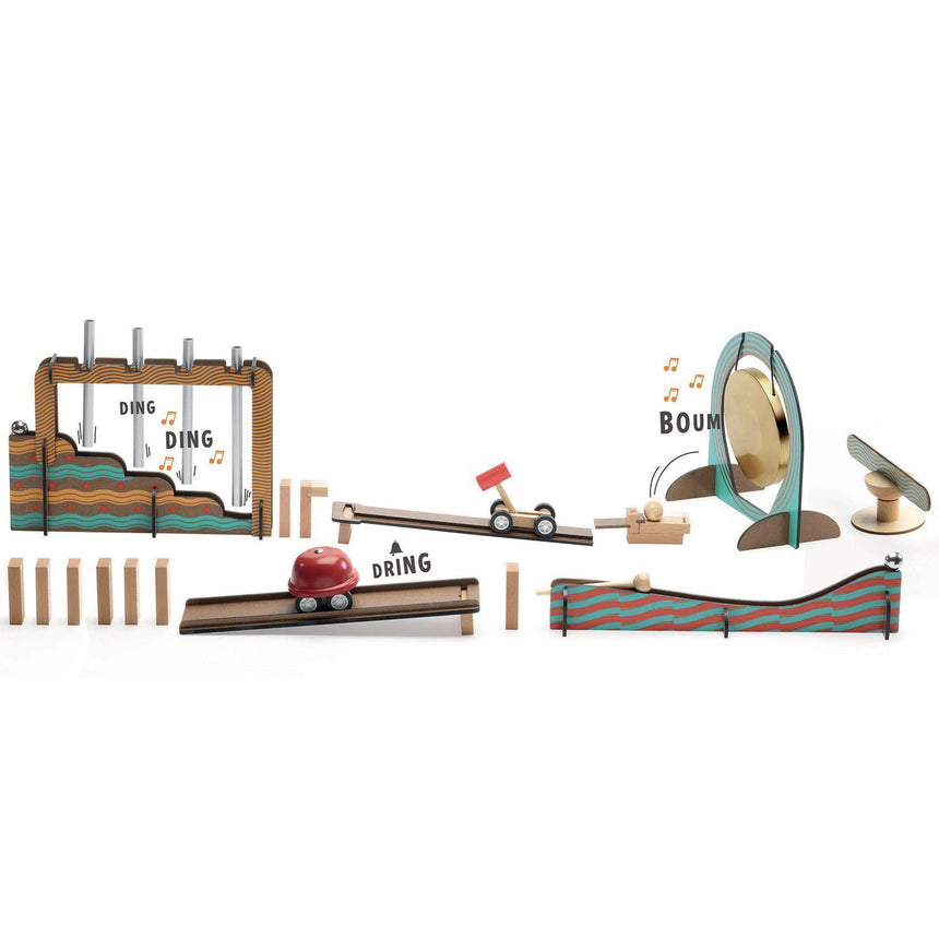 Djeco - Zig & Go Action Reaction construction game - 52 pieces - Music | Scout & Co