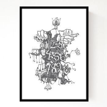 Hanna Sager Forsberg - Numbers print | Scout & Co