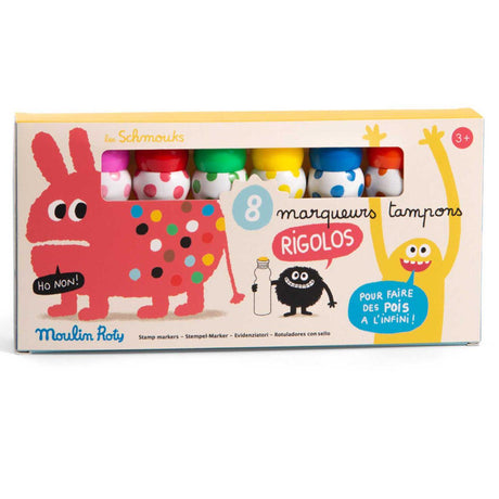 Moulin Roty - Les Schmouks stamp markers - set of 8 | Scout & Co