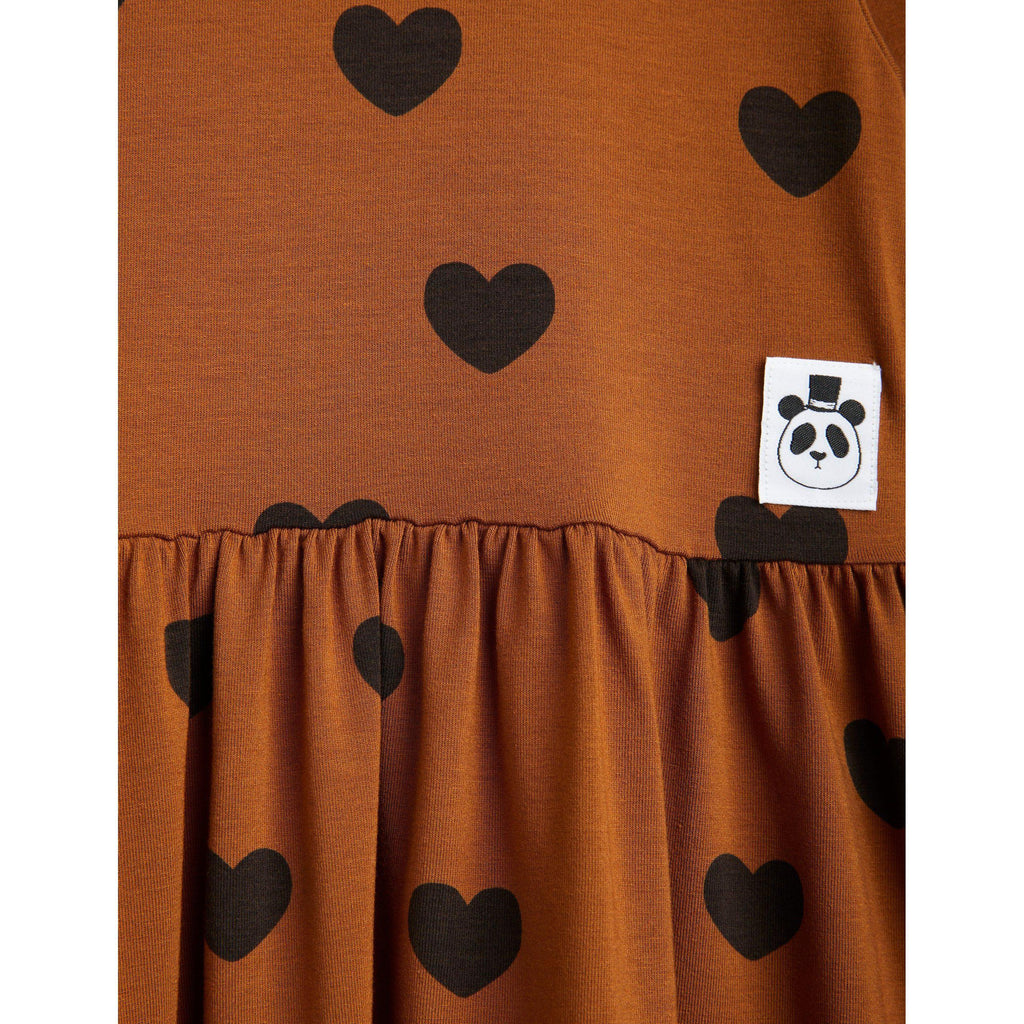 Mini Rodini - Basic hearts long-sleeved dress | Scout & Co