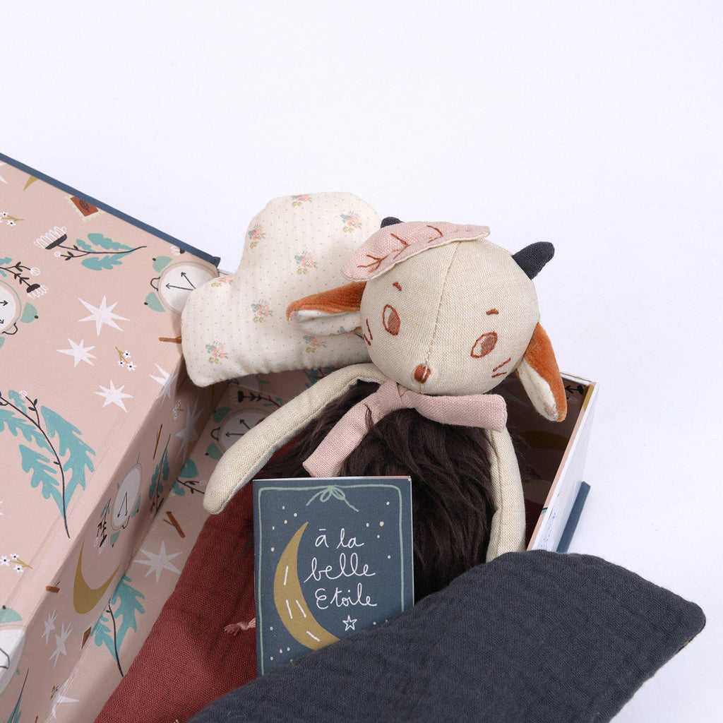 Moulin Roty - Beautiful Night Book & Reglisse the sheep soft toy | Scout & Co
