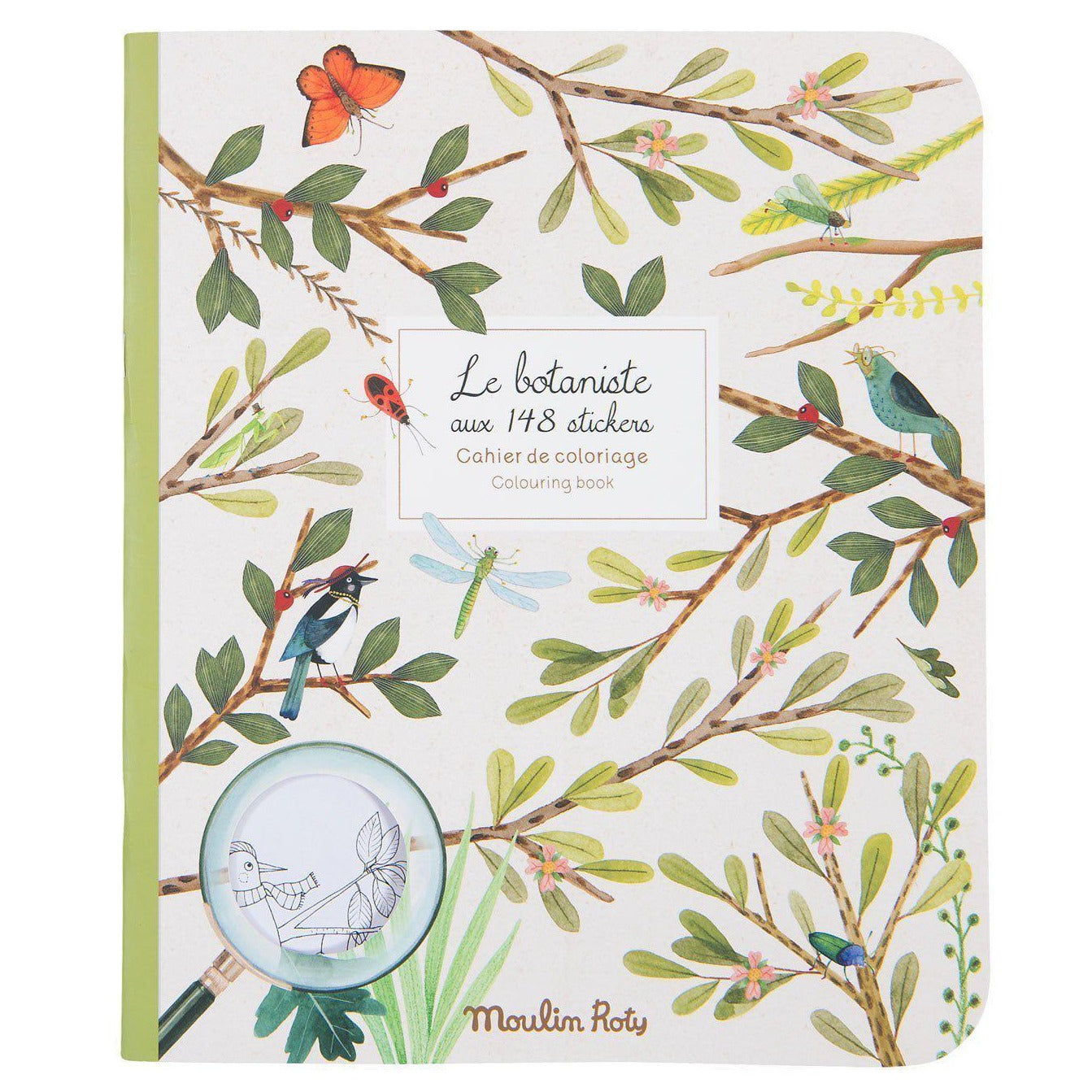 Moulin Roty - Botanist colouring & sticker book | Scout & Co