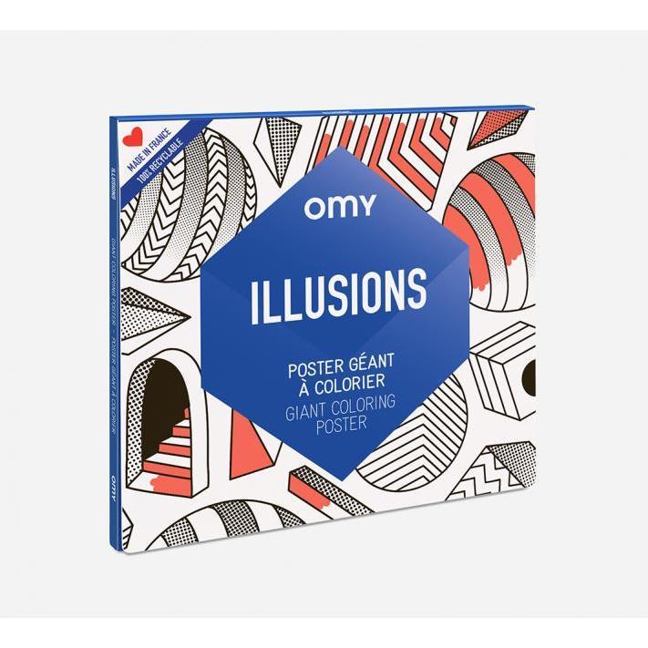 OMY - colouring poster - Illusion | Scout & Co