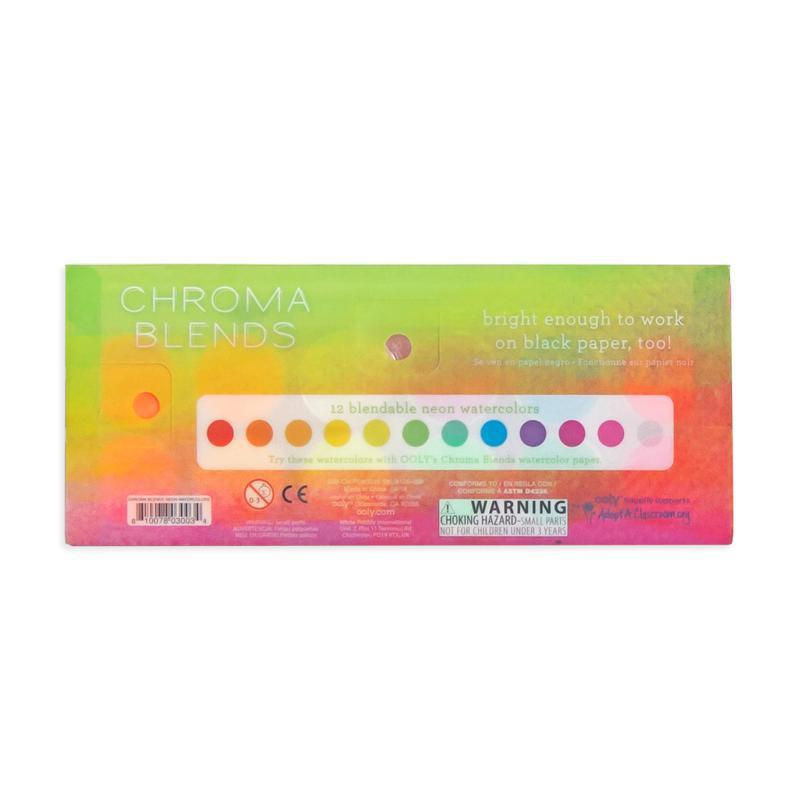 Ooly - Chroma Blends watercolour paint set - neon | Scout & Co
