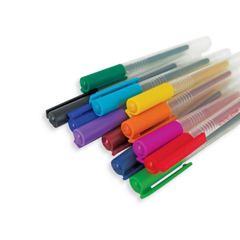Ooly - Colour Luxe fine-tip gel pens - set of 12 | Scout & Co