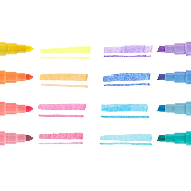 Ooly - Pastel Liners double-ended markers - set of 8 | Scout & Co