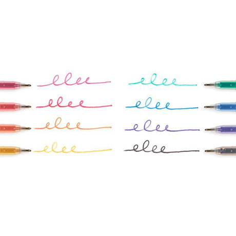 Ooly - Radiant Writers glitter gel pens - set of 8 | Scout & Co