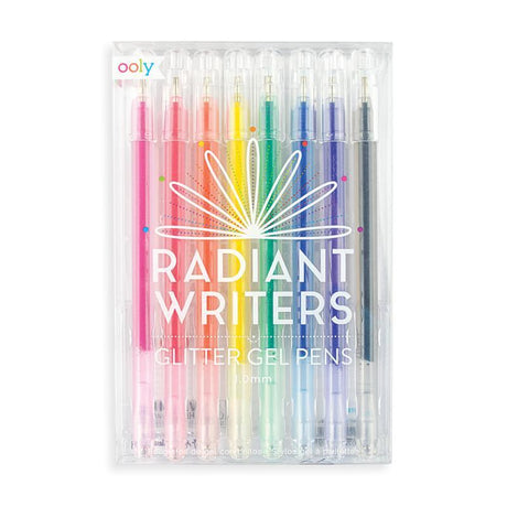 Ooly - Radiant Writers glitter gel pens - set of 8 | Scout & Co