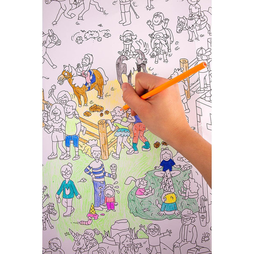 OMY - colouring poster - Pony Club | Scout & Co