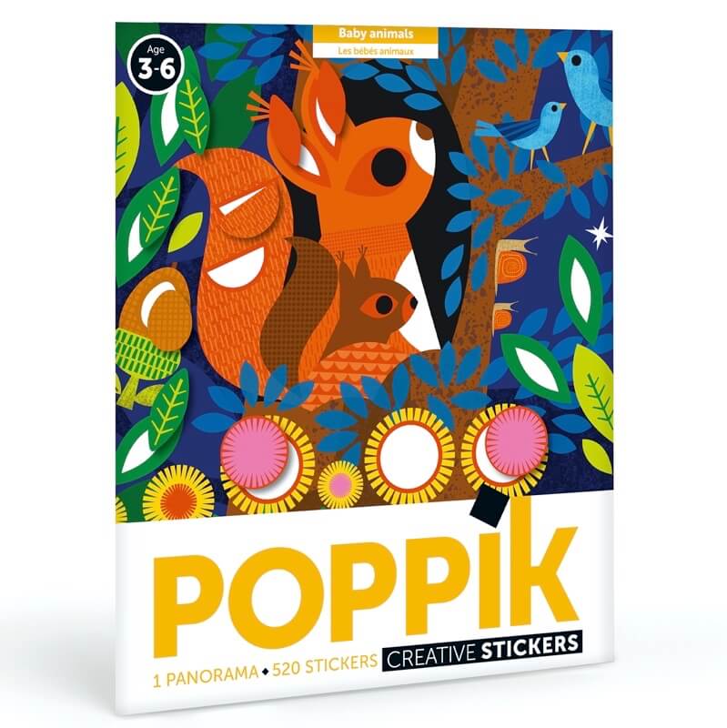 Poppik - Sticker Mosaic - Baby Animals | Scout & Co