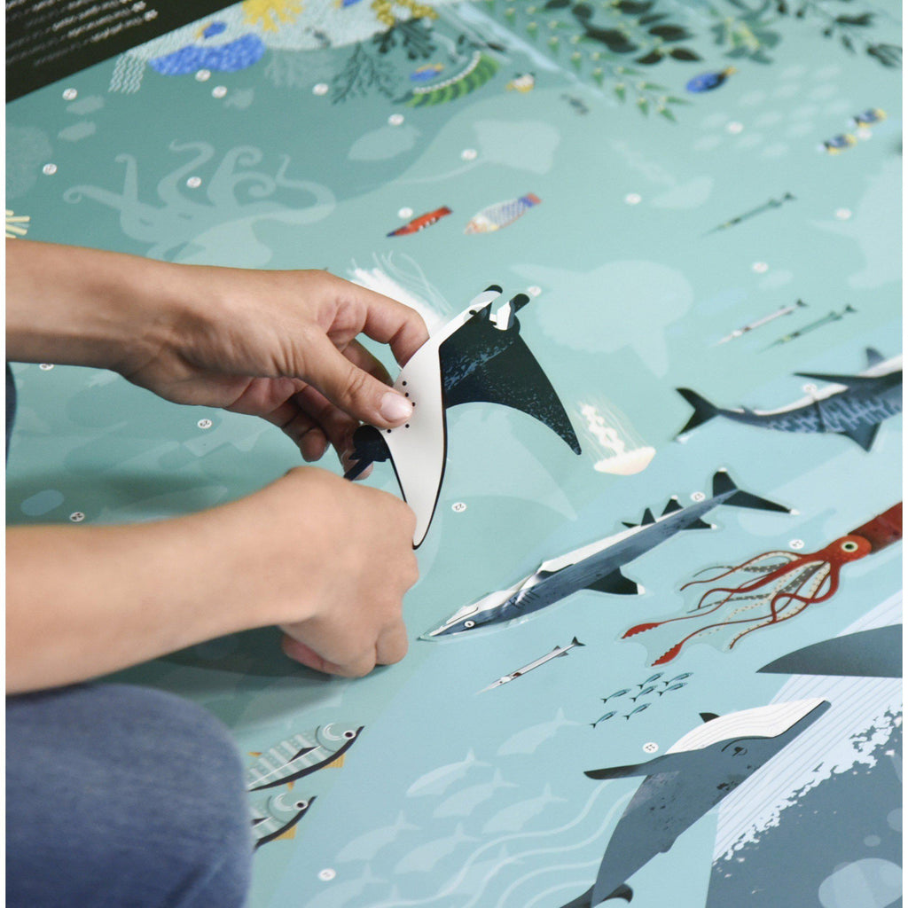 Poppik - Sticker Poster - Ocean Animals | Scout & Co