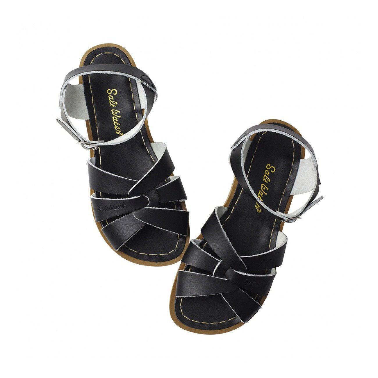 Saltwater Original Sandals - Black - Kids | Scout & Co
