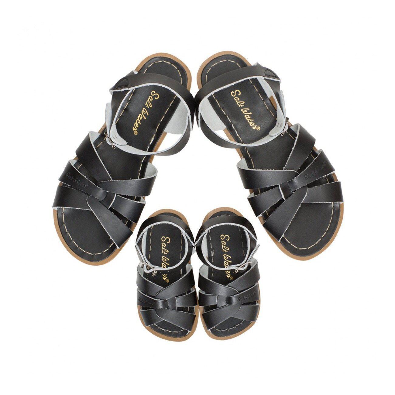 Saltwater Original Sandals - Black - Kids | Scout & Co