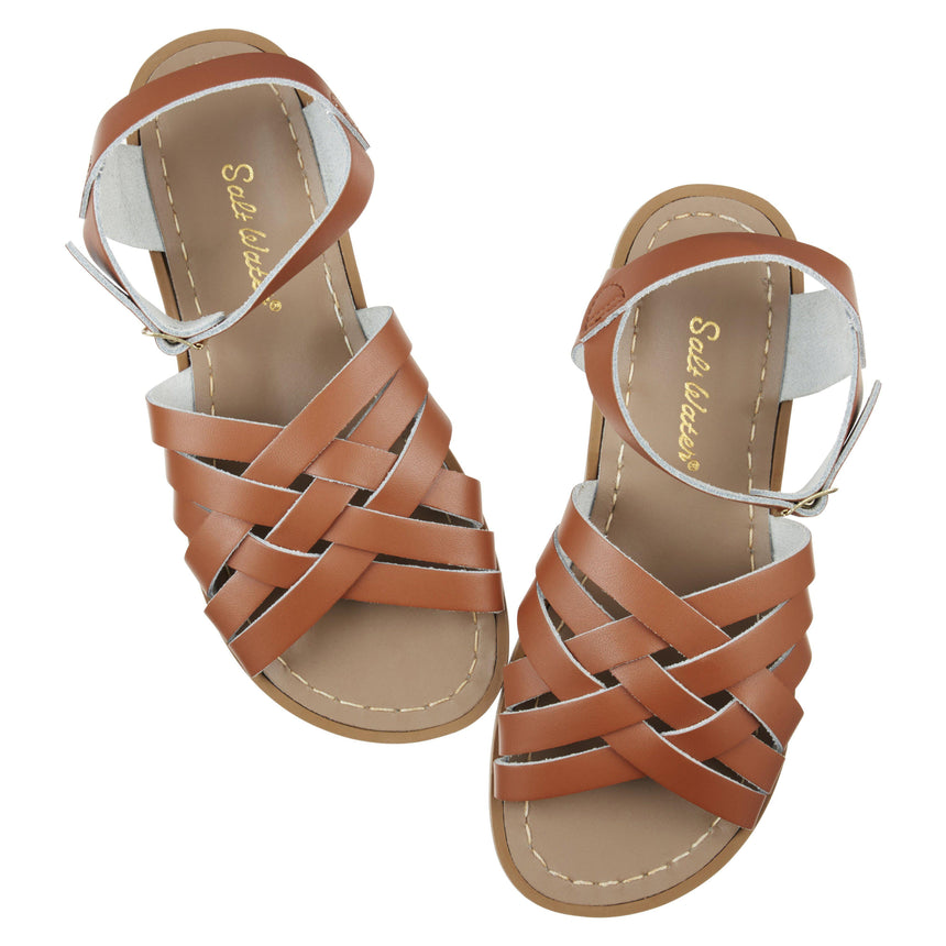 Saltwater Retro Sandals - Tan - Adult | Scout & Co