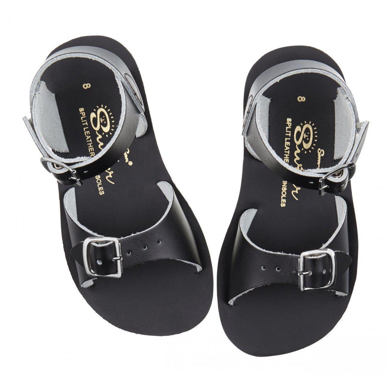 Saltwater Surfer Sandals - Black - Kids | Scout & Co