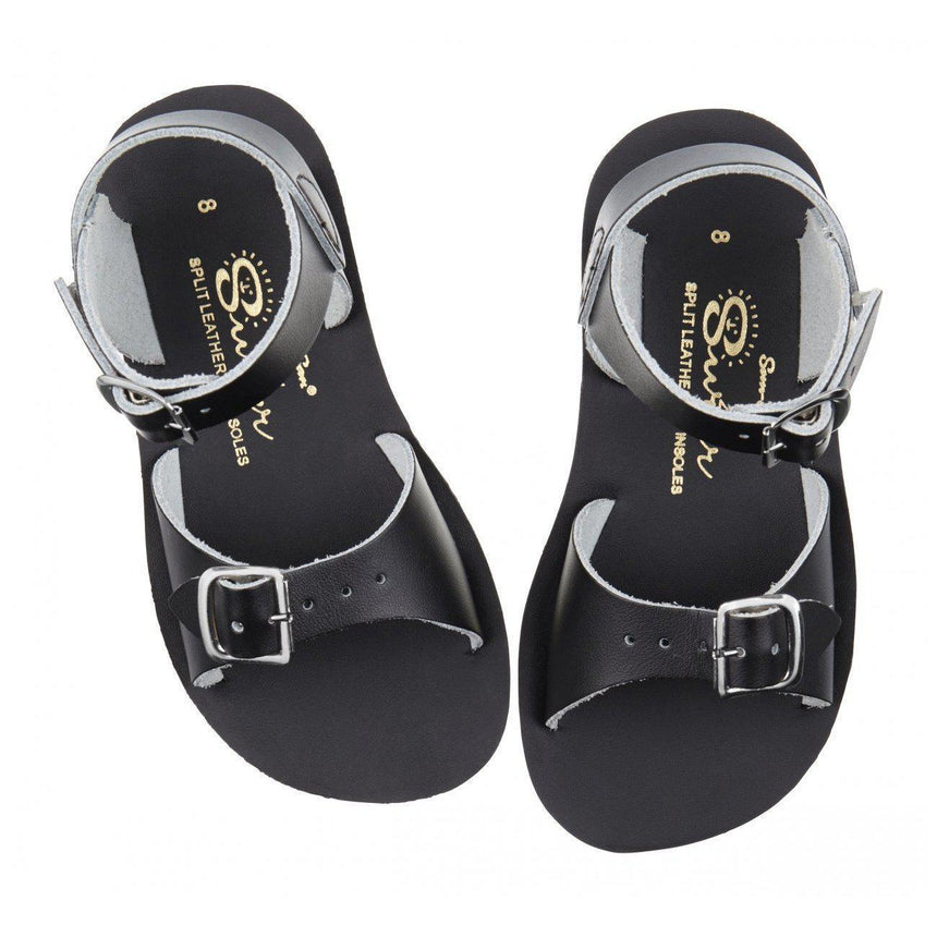 Saltwater Surfer Sandals - Black - Kids | Scout & Co