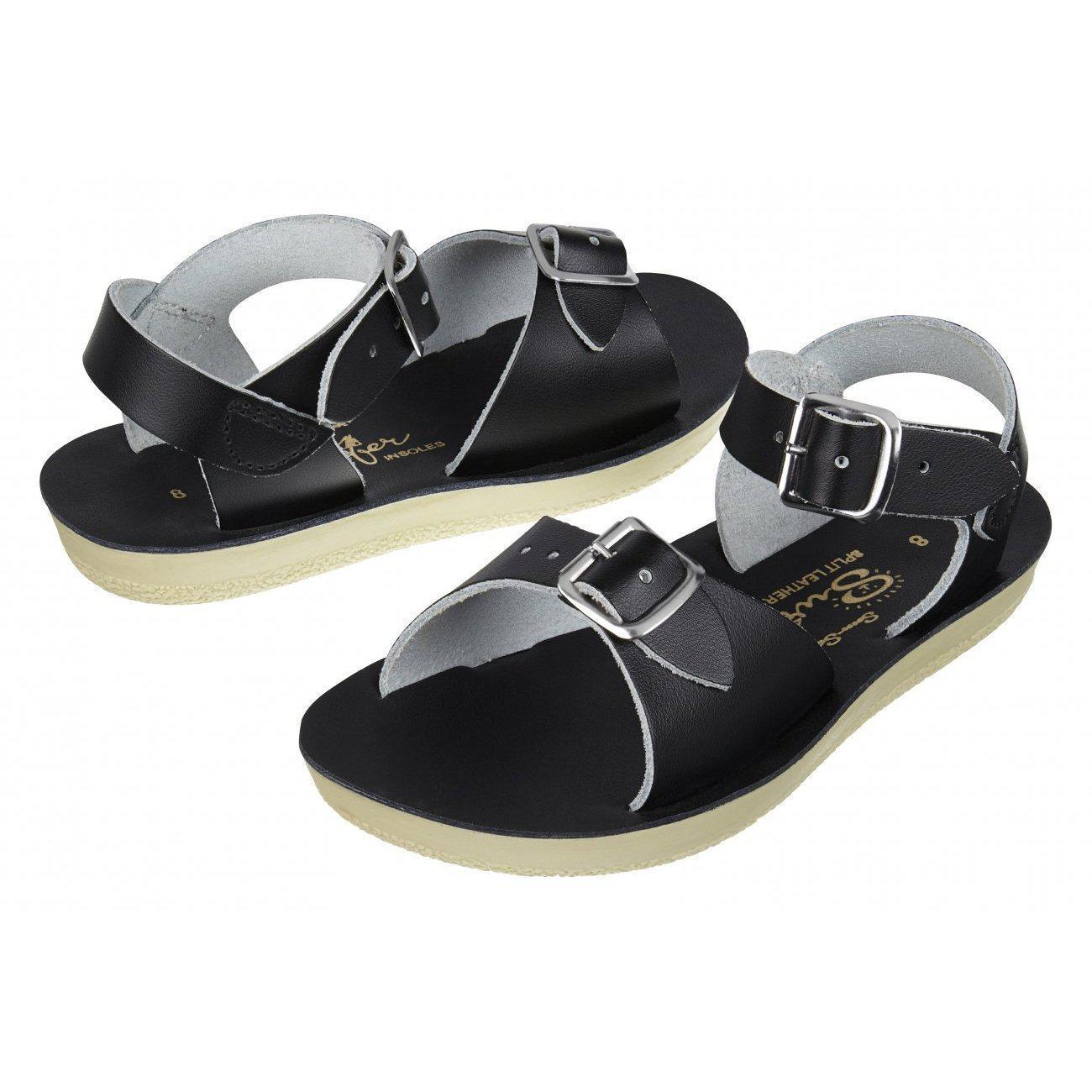 Saltwater Surfer Sandals - Black - Kids | Scout & Co