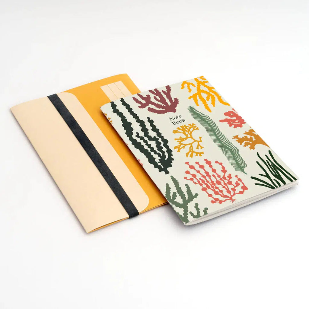 Studio Wald - Seaweed A5 notebook and folder | Scout & Co
