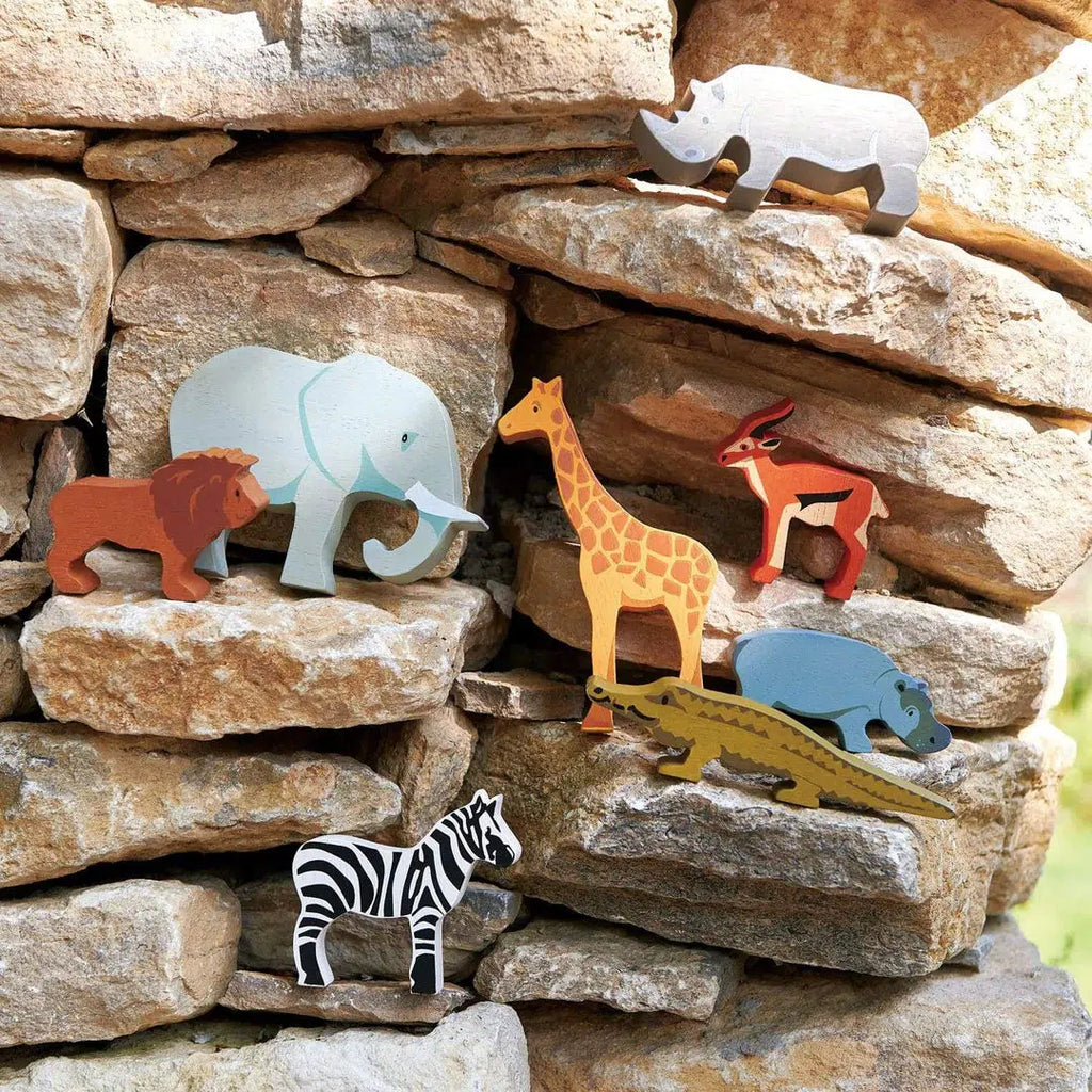 Tenderleaf Toys - Safari wooden toy animal - Elephant | Scout & Co