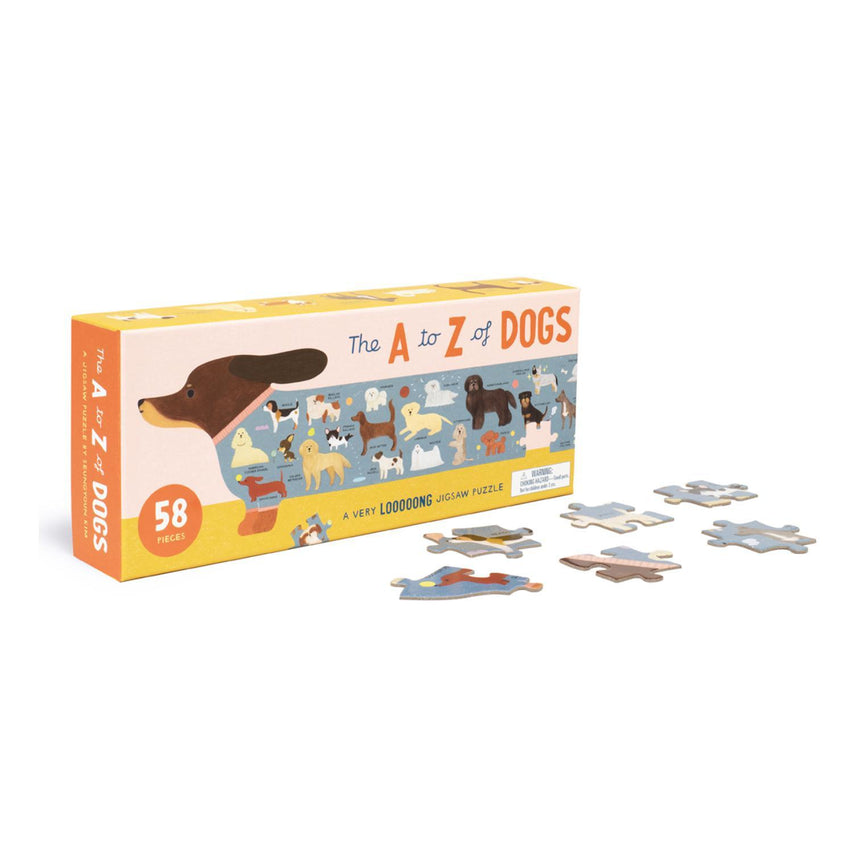 The A to Z of Dogs: A Very Looooong Jigsaw Puzzle - Seungyoun Kim | Scout & Co