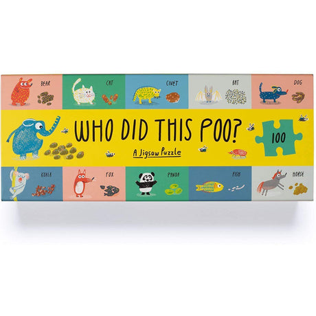 Who Did This Poo? 100-piece jigsaw puzzle - Aidan Onn & Claudia Boldt | Scout & Co