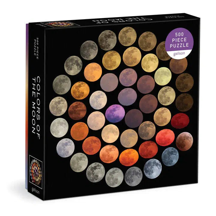 Galison - Colours Of The Moon jigsaw puzzle - 500 pieces | Scout & Co